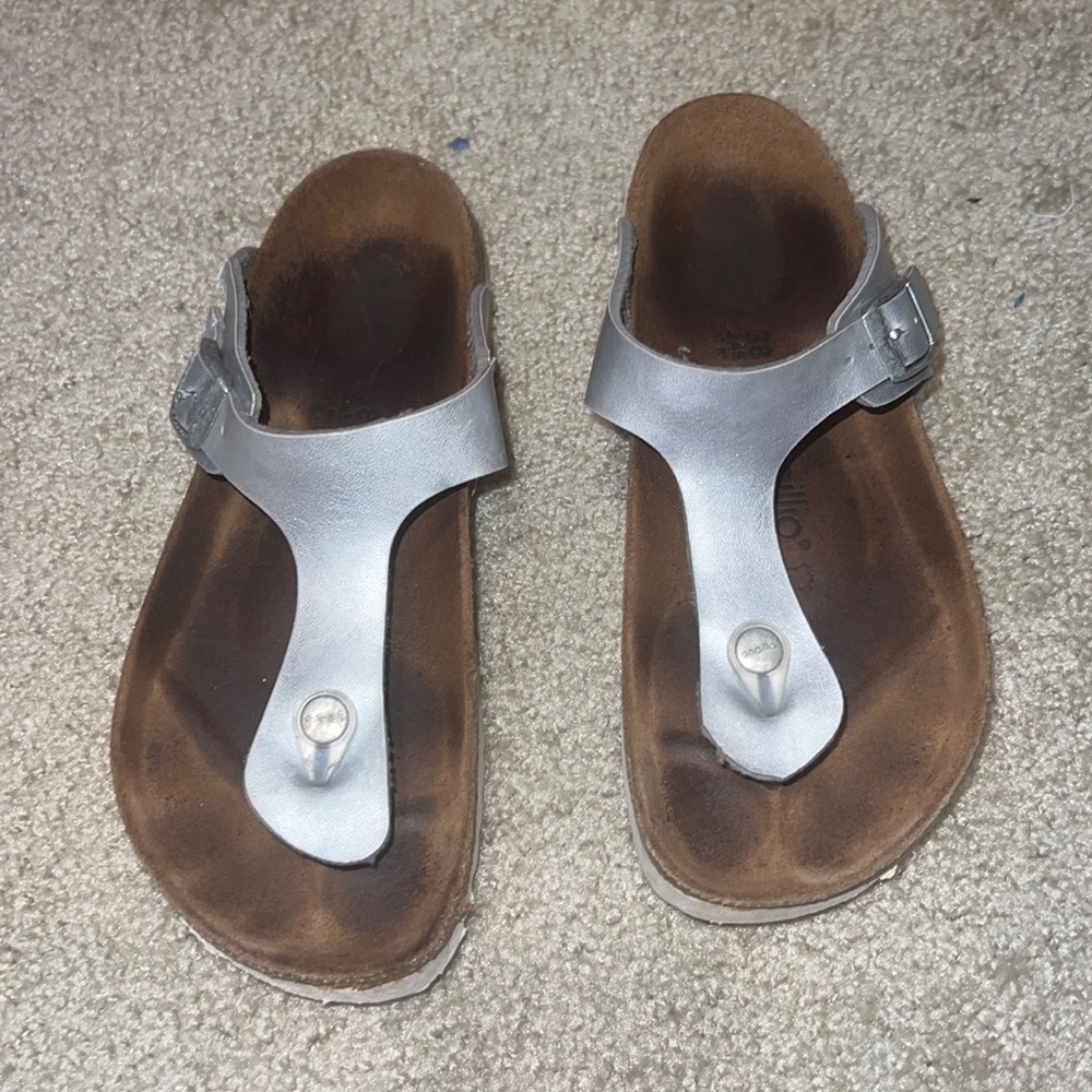 Womens size 7 platform Birkenstocks